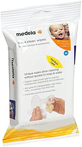 Medela Quick Clean Breast Pump and Accessory Wipes, 48 Count