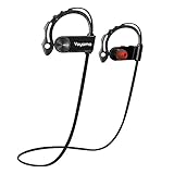 Bluetooth Headphones, Yoyamo Bluetooth Headset -Sport Sweatproof -Design Superb Sound with Mic, Secure Fit -In-Ear Headsets(Black)