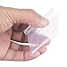 Canomo 60 Pack Plastic Wire Shelf Price Label Holders Merchandise Display Sign Display Holder (6cm x 4.2cm), Clear