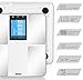 INSEN Precision Digital Body Fat Bathroom Scale, with Large LCD displayer, Smart Step-on Technology, Measures up to 7 Parameters Body Weight, BMI, Fat, Water, Calories, Muscle and Bone Mass, White