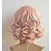X&Y ANGEL New Kanekalon Short BOB Style Wavy Heat Resistant Kanekalon Hair Wig Pink K066