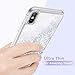 Maxdara Case for iPhone X/iPhone XS Glitter Case Liquid Flowing Luxury Bling Sparkle Glitter Shockproof Girls Women Case X/XS 5.8 inches (Silver)