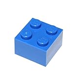 LEGO Parts and Pieces: 2x2 Blue (Bright Blue) Brick x200