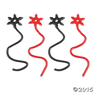 Ninja Star Sticky Toys - 12 ct