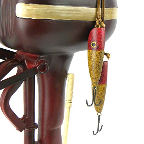 30" Outboard Boat Motor Lamp Beachfront Decor