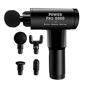 Power Pro 5000 – Ultra Massage Gun – Deep Tissue Muscle Massager for Sore Muscle, Stiffness, and Pain Relief – Super…