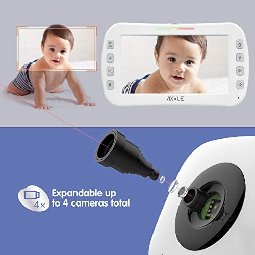 axvue e612 video baby monitor