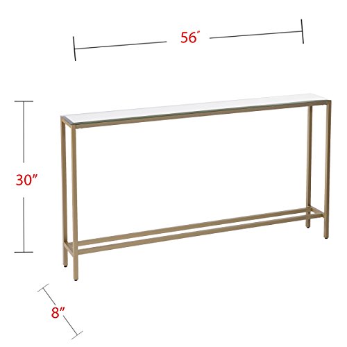 Furniture HotSpot - Metal Skinny Console Table (56x30) - Thumbnail 5