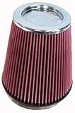 K&N Universal Clamp-On Air Intake Filter: High