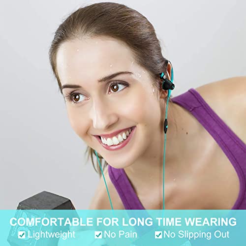 mucro Wired Earbuds Sport Headphones with Over Ear Hooks Sweatproof in