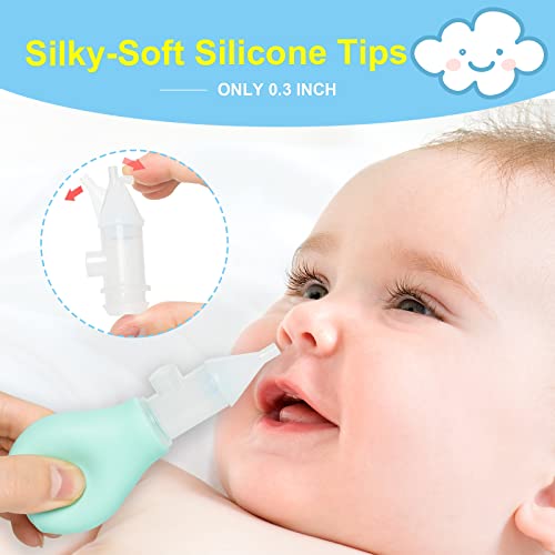 Nasal Aspirator for Baby, with Baby Nasal Tweezers (for Toddler and
