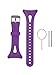 BeneStellar Garmin Forerunner 10 Watch Band, Silicone Replacement Small (Women) Band for Garmin Forerunner 10 Watch (Purple, Small)