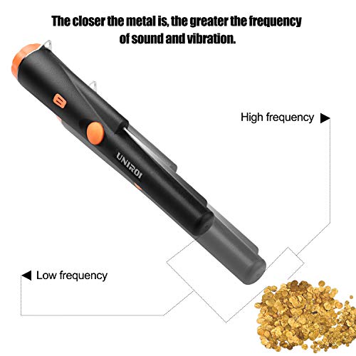 UNIROI UD002 Pinpointer Metal Detector 9V Battery, IP65 Water-Resistant Treasure Hunting Tool Buzzer Vibration LED Indicator - Thumbnail 3
