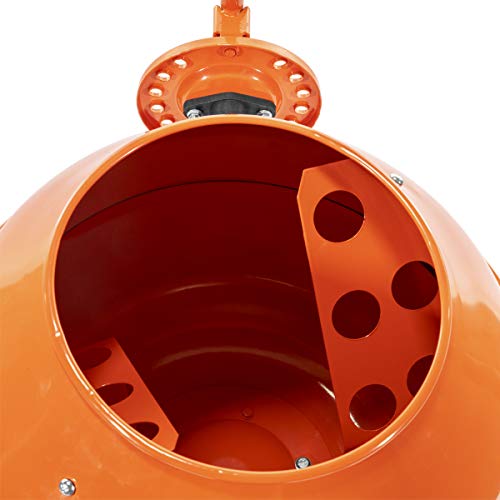 STKUSA 2-1/4 Cubic Feet Portable Electric Concrete Cement Mixer Barrow Machine Mixing mortar