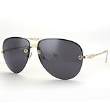 Menton Ezil Retro Fashion Gold Metal Frame Gradient Lens Rose Aviator Sunglasses Teardrop Rimless Shades UV400 Protection