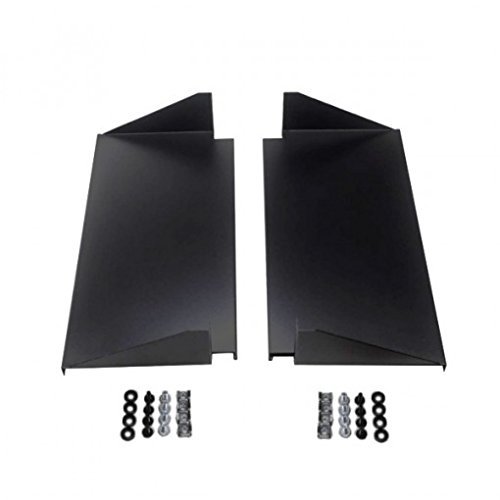 DynaCable 2 Pack of 2U 19-Inch Universal Cantilever Server Shelves Rack Mounts, 10 Inch Depth - Mounting Screws Included