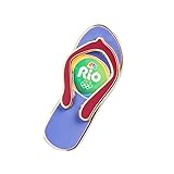 NBC Sports Rio 2016 Olympics Flip Flop Metal Pin