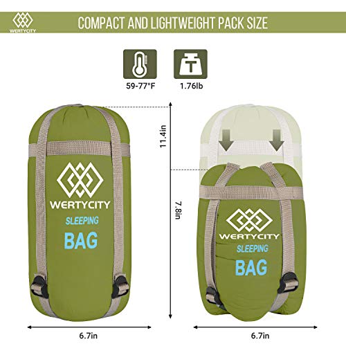 Sleeping Bags, One of The Smallest and Lightest 3 Seasons Sleeping Bag, for Indoor