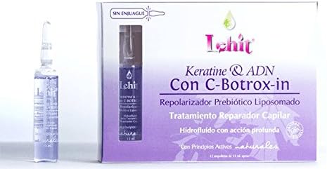 LAS MEJORES AMPOLLAS PARA EL CABELLO -THE BEST AMPULE FOR THE HAIR - LEHIT MADE IN COLOMBIA (LEHIT KERATINE - ADN)