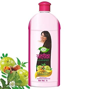 MEGHDOOT Ayurvedic Satreetha Shampoo, 1 L