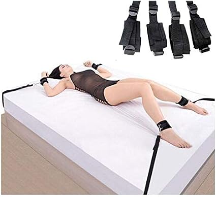 Amazon Com Adjustable Straps Tie Set Kit For Bed With Wrist Ankle Cuffs For Women Fit Almost Any Size Mattress Health Personal Care