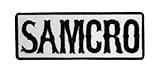 Sons Of Anarchy SOA SAMCRO Biker Embroidered Iron On Applique Patch