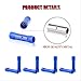 Hilitchi 100pcs 16-14 Gauge Butt Insulated Splice Terminals Electrical Wire Crimp Connectors (Blue / 16-14AWG)