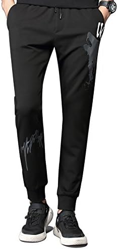 BD CITY Men's Lightweight Active Basic Pants Tapered Cuffed Joggers Sweatpants