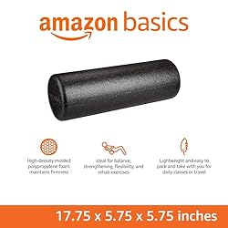 Amazon Basics High-Density Round Foam Roller for