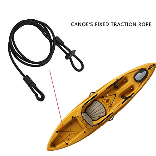 image for AMbs Kayak Paddle Leash 2 Pcs Safety Rod Adjustable Canoe Paddle Fishi