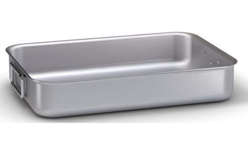 Ballarini Professionale 7040.45 High Roasting Tray, Aluminium, Grey, 45 cm