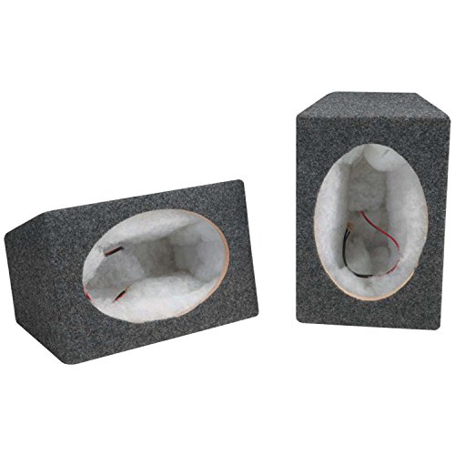 SCOSCHE SE69R 6X9" Prefab S Pack Box, Black