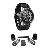 Samsung Galaxy Watch (46mm) Silver (Bluetooth), US Version Bundle with 2 Charging Docks (Renewed)