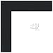 ArtToFrames 12x36 inch Satin Black Picture Frame, 2WOMFRBW26079-12x36