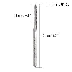 uxcell Machine Tap 2-56 UNC Thread 2B High Speed