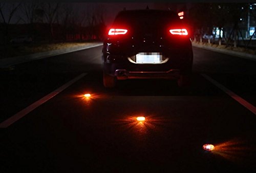Boli LED Road Flares Emergency Disc Roadside Safety Light Flashing Road Beacon for Car Truck Boat with Storage Bag (Pack of 3) - Thumbnail 3