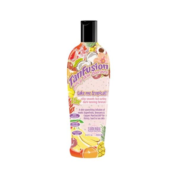 Synergy Tan TanFusion Take Me Tropical Fast Action Dark Tanning Bronzer 250ml