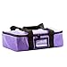 Carry Bag for 87 Essential Oil Wooden Box Organizer - Large Travel Carrying Bag for Wood Case (Purple)