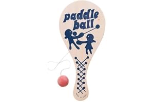HENRY DOTS 9" Paddle Balls, Indoor and Outdoor Fun, Great Party Favors, Perfect Game Prize (Single)