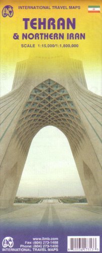 Tehran and Northern Iran map