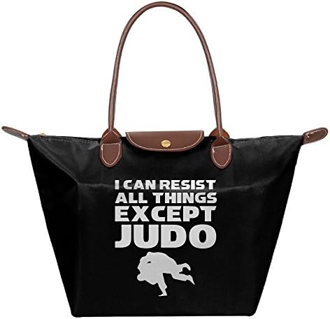 Zlkshop17 Classical I Can Resist All Things Except Judo Large Tote Shoulder Handbag Shoulder Bag