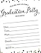 50 Graduation Invitations and Envelopes (Large Size 5x7)