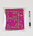 Colorful Dia de Muertos decoration Small Size 2 Pack Tissue Paper Mexican Papel Picado banner.