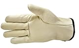 G & F 6003XL-3 Premium Genuine Grain Cowhide Leather Gloves, 3-Pair, X-Large