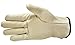 G & F Products 6003L-3 Premium Genuine Grain Cowhide Leather Work Gloves, 3-Pair, Large, Off-White