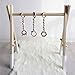 Baby Wooden Gym Activity Play Center for Infants Hanging Toys and Frame Made from Real Wood Exclusive Newborn Room Decor for Boys and Girls