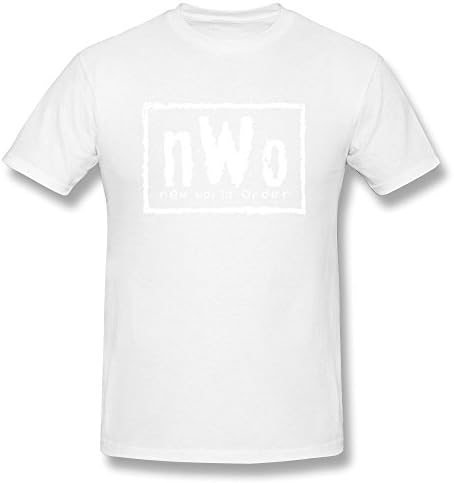 FULEN Men New World Order NWO 100% Cotton T-shirt White S