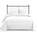 Luxe Bedding 3-Piece Oversized Quilted Bedspread Coverlet Set (King/Calking, White)