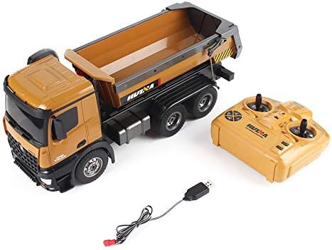 Amazon Huina Toys 1573 1 14 10ch合金rcダンプトラックエンジニアリング建設車リモートコントロール車両玩具rtrinnovationo 色 茶色 ラジコン ドローン 通販