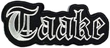 11.7 cm x 5.0 cm Taake Music Band Heavy Metal Punk Rock Logo Sign Patch